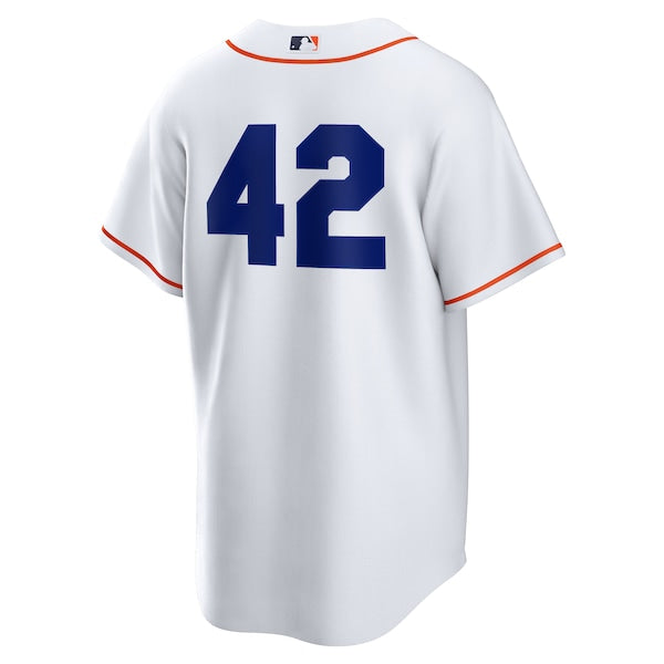 Houston Astros Nike Home 2025 Jackie Robinson Day Replica Jersey - White - Image 3