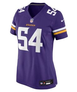 Alternative view of Bo Richter Minnesota Vikings Nike Women's Team Game Jersey -  Purple