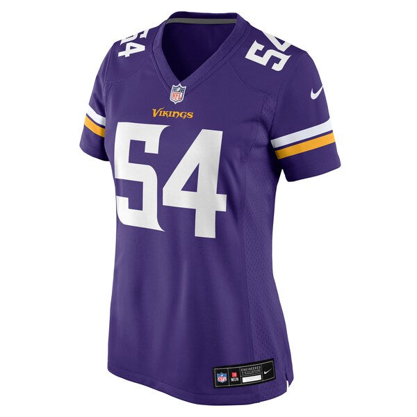 Bo Richter Minnesota Vikings Nike Women's Team Game Jersey - Purple - Image 2