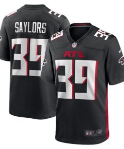 Jacob Saylors Atlanta Falcons Nike  Game Jersey -  Black