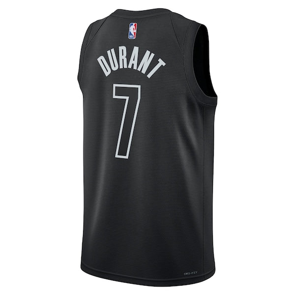 Kevin Durant Brooklyn Nets Jordan Brand Unisex Swingman Jersey - Statement Edition - Black - Image 3