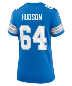 Alternative view of Bryan Hudson Detroit Lions Nike Women's Game Jersey -  Blue