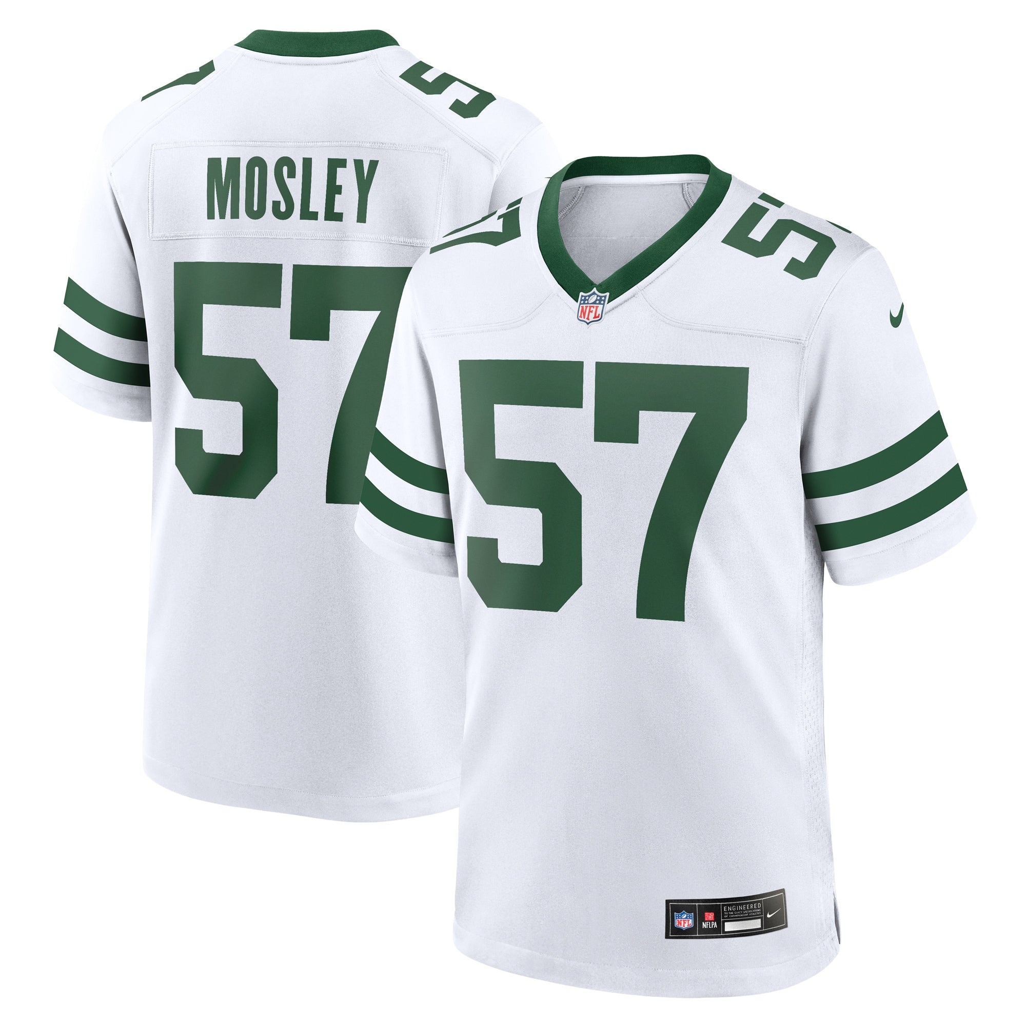 C.J. Mosley New York Jets Nike Game Jersey - Gotham Green/White - Image 5