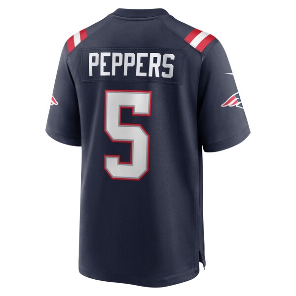 Jabrill Peppers New England Patriots Nike Game Player Jersey - Navy - Image 3