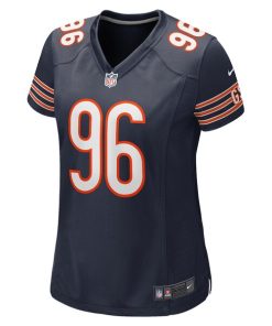 Alternative view of Zacch Pickens Chicago Bears Nike Women's Team Game Jersey - Navy