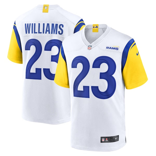 Kyren Williams Los Angeles Rams Nike Game Jersey - White/Royal - Image 2