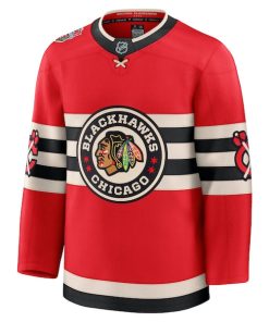 Alternative view of Chicago Blackhawks  2025 NHL Winter Classic Premium Jersey - Red
