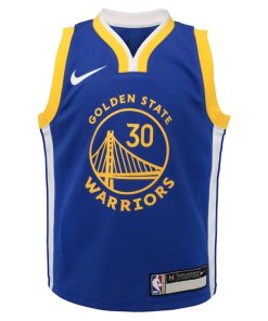 Alternative view of Stephen Curry Golden State Warriors Nike Preschool Dri-FIT Swingman Player Jersey - Icon Edition - Royal