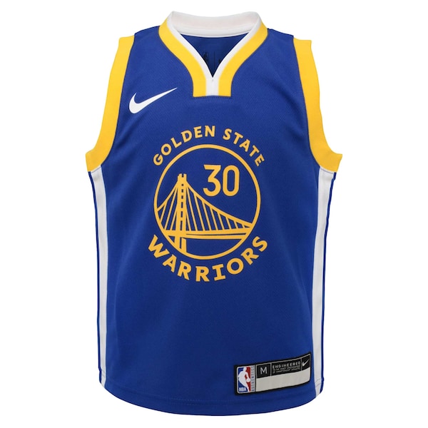 Stephen Curry Golden State Warriors Nike Preschool Dri-FIT Swingman Player Jersey - Icon Edition - Royal - Image 2