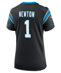Alternative view of Cam Newton Carolina Panthers Nike Women's Team Retired Game Jersey -  Black