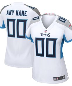Tennessee Titans Nike Women's Custom Game Jersey - White