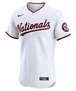 Alternative view of Washington Nationals Nike Home Elite Jersey - White