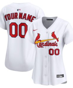 St. Louis Cardinals Nike Women's Home Limited Custom Jersey - White