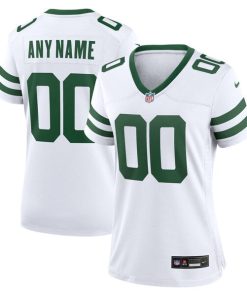 New York Jets Nike Women's Custom Game Jersey - Legacy White