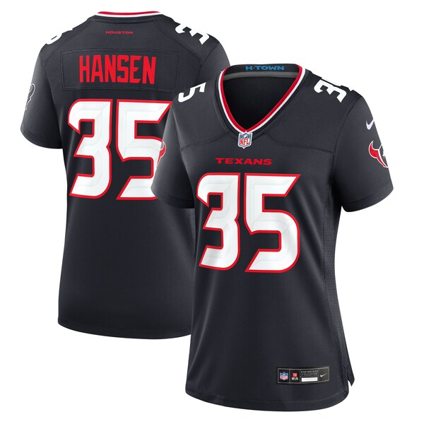Jake Hansen Houston Texans Nike Women's Team Game Jersey - Navy