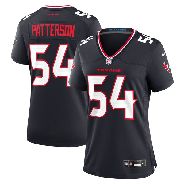 Jarrett Patterson Houston Texans Nike Women's Team Game Jersey - Navy