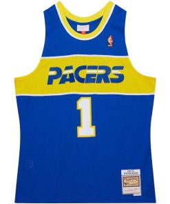 Alternative view of Stephen Jackson Indiana Pacers  2004/05 Hardwood Classics Swingman Jersey - Royal