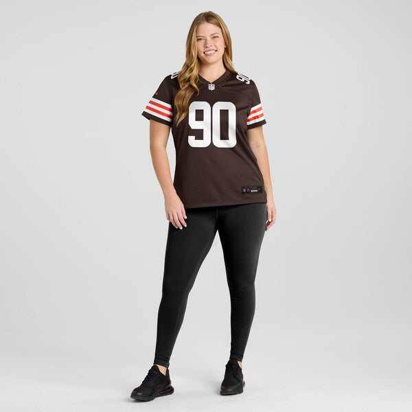Maurice Hurst II Cleveland Browns Nike Women's Game Jersey - Brown - Image 6