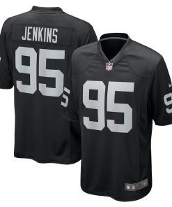 John Jenkins Las Vegas Raiders Nike Game Jersey - Black