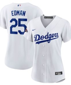 Tommy Edman Los Angeles Dodgers Nike Women's 2024 World Series Champions Home Replica Player Jersey - White