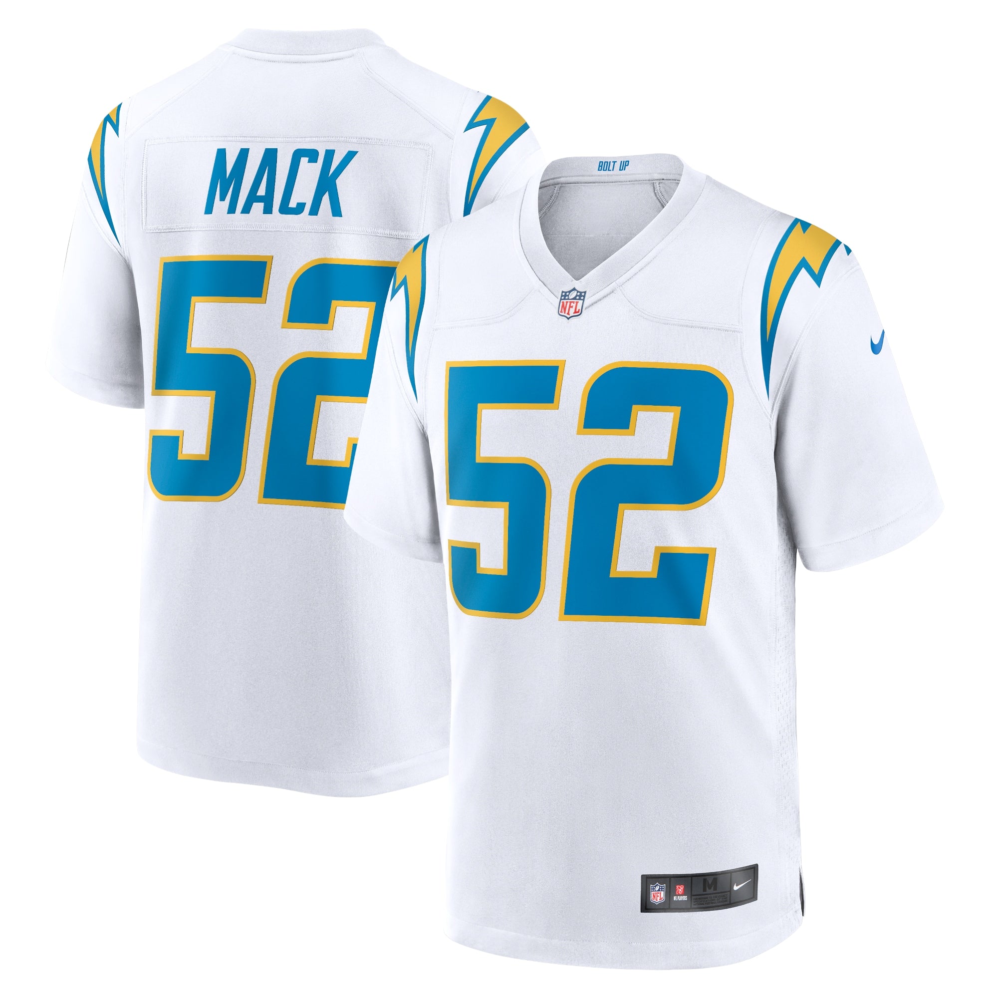 Khalil Mack Los Angeles Chargers Nike Alternate Game Jersey - Royal/Navy/White - Image 8
