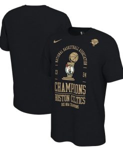 Boston Celtics Nike 18-Time NBA Finals Champions Locker Room T-Shirt - Black