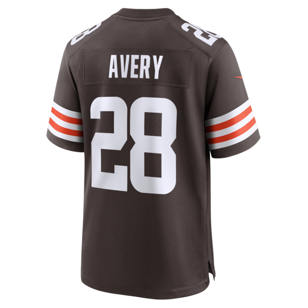 Tre Avery Cleveland Browns Nike Team Game Jersey - Brown - Image 3