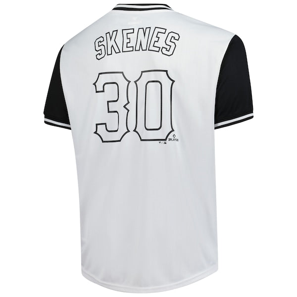 Paul Skenes Pittsburgh Pirates Profile Big & Tall Birdeye T-Shirt - White - Image 3