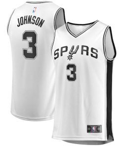 Keldon Johnson San Antonio Spurs  Youth Fast Break Association Jersey - White