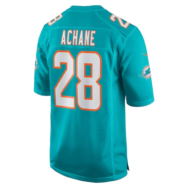 Devon Achane Miami Dolphins Nike Player Game Jersey - Aqua/White - Image 4