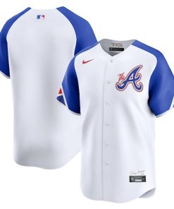 Atlanta Braves Nike City Connect Custom Limited Jersey - White