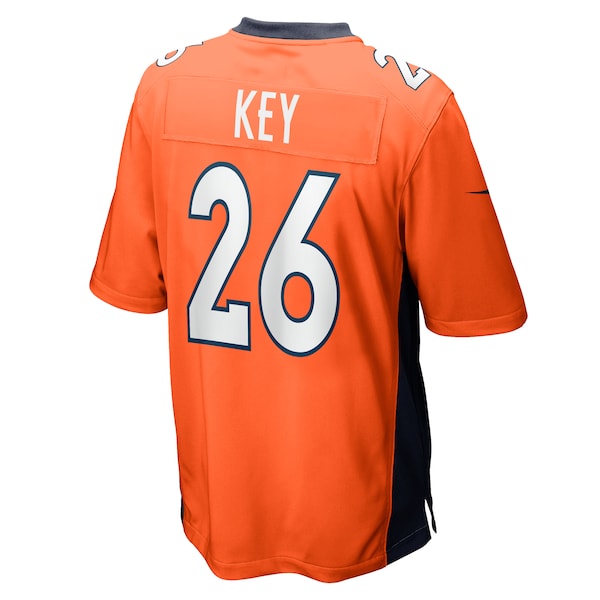 Devon Key Denver Broncos Nike Team Game Jersey - Orange - Image 3