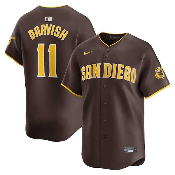 Yu Darvish San Diego Padres Nike Away Limited Player Jersey - Red/White - Image 2