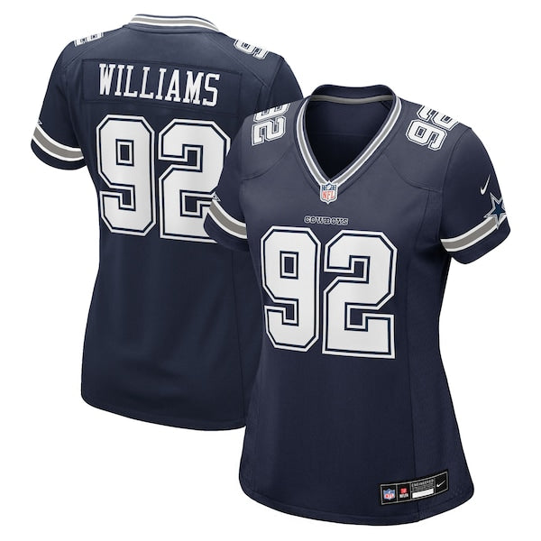 Quinnen Williams Dallas Cowboys Nike Women's Team Game Jersey - Navy