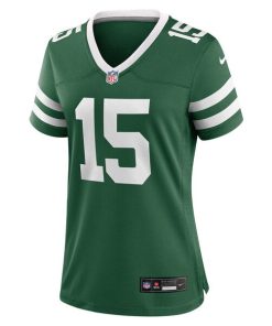 Alternative view of Adonai Mitchell New York Jets Nike Women's Team Game Jersey - Legacy Green