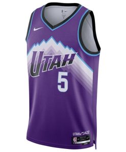 Alternative view of Cody Williams Utah Jazz Nike Unisex Swingman Jersey - Icon Edition - Purple
