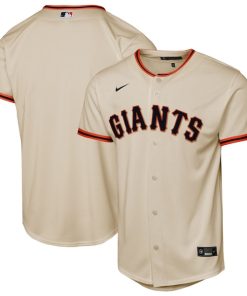 San Francisco Giants Nike Youth Home Replica Jersey - Cream
