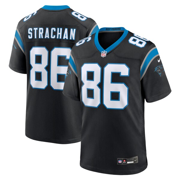 Mike Strachan Carolina Panthers Nike Game Jersey - Black