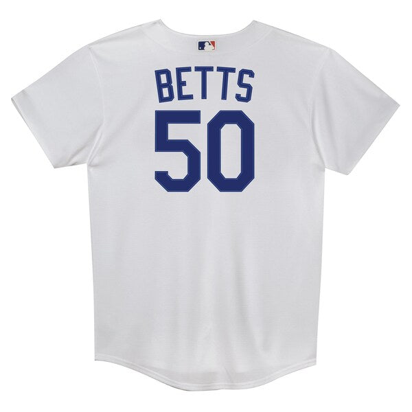Mookie Betts Los Angeles Dodgers Nike Preschool Home Replica 2.0 Player Jersey - White - Image 3