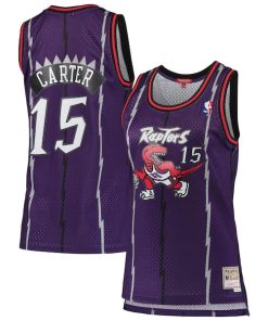 Vince Carter Toronto Raptors Women's 1998/99 Hardwood Classics Swingman Jersey - Purple
