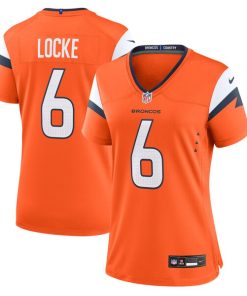 Alternative view of P.J. Locke Denver Broncos Nike Women's Team Game Jersey -  Orange
