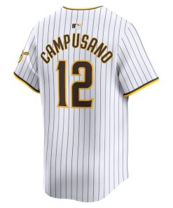 Alternative view of Luis Campusano San Diego Padres Nike Home Limited Player Jersey - White