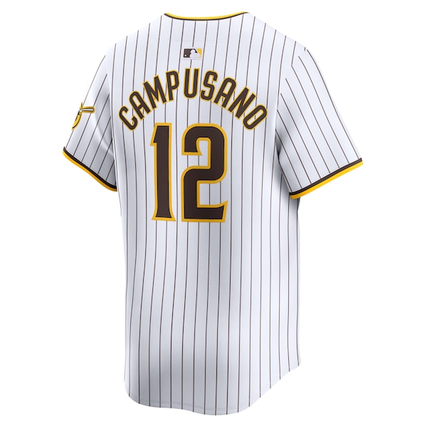 Luis Campusano San Diego Padres Nike Home Limited Player Jersey - White - Image 2