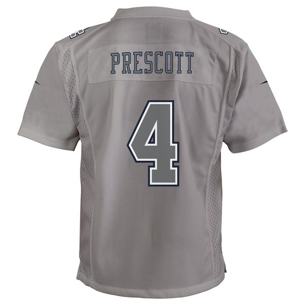 Dak Prescott Dallas Cowboys Nike Youth Atmosphere Game Jersey - Gray - Image 3