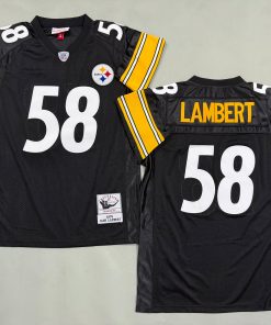Jack Lambert Pittsburgh Steelers Authentic Throwback Retired Player Jersey