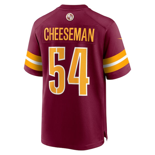 Camaron Cheeseman Washington Commanders Nike Game Jersey - Burgundy - Image 3