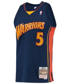 Alternative view of Baron Davis Golden State Warriors 2006/07 Hardwood Classics Swingman Jersey - Navy