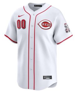 Alternative view of Cincinnati Reds Nike Home Limited Pick-A-Player Retired Roster Jersey - White