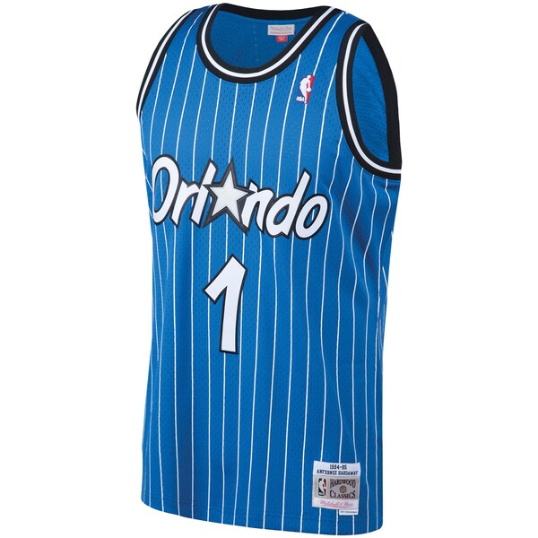 Penny Hardaway Orlando Magic 1994/95 Big & Tall Hardwood Classics Swingman Jersey - Blue - Image 2