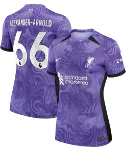 Trent Alexander-Arnold Liverpool Nike Women's 2023/24 Third Stadium Replica Player Jersey - Purple